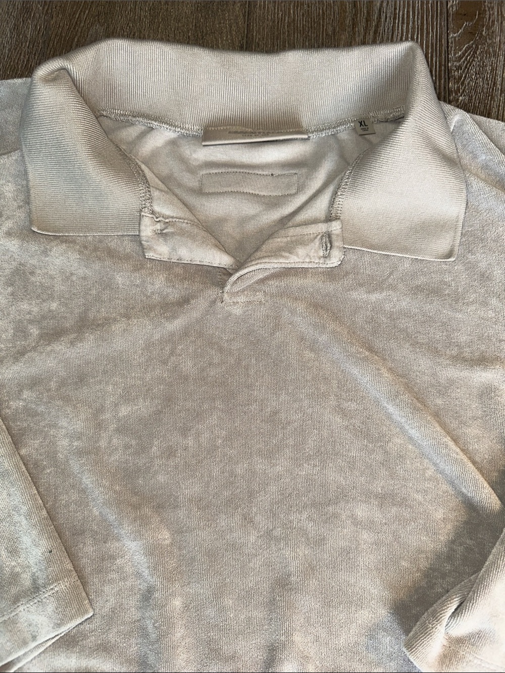 Fear of God ESSENTIALS Oversized Polo Shirt Gray Short Sleeve Men’s XL FOG - Picture 5 of 9